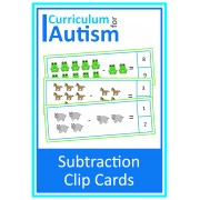Subtraction within 10 Animal Picture Cards